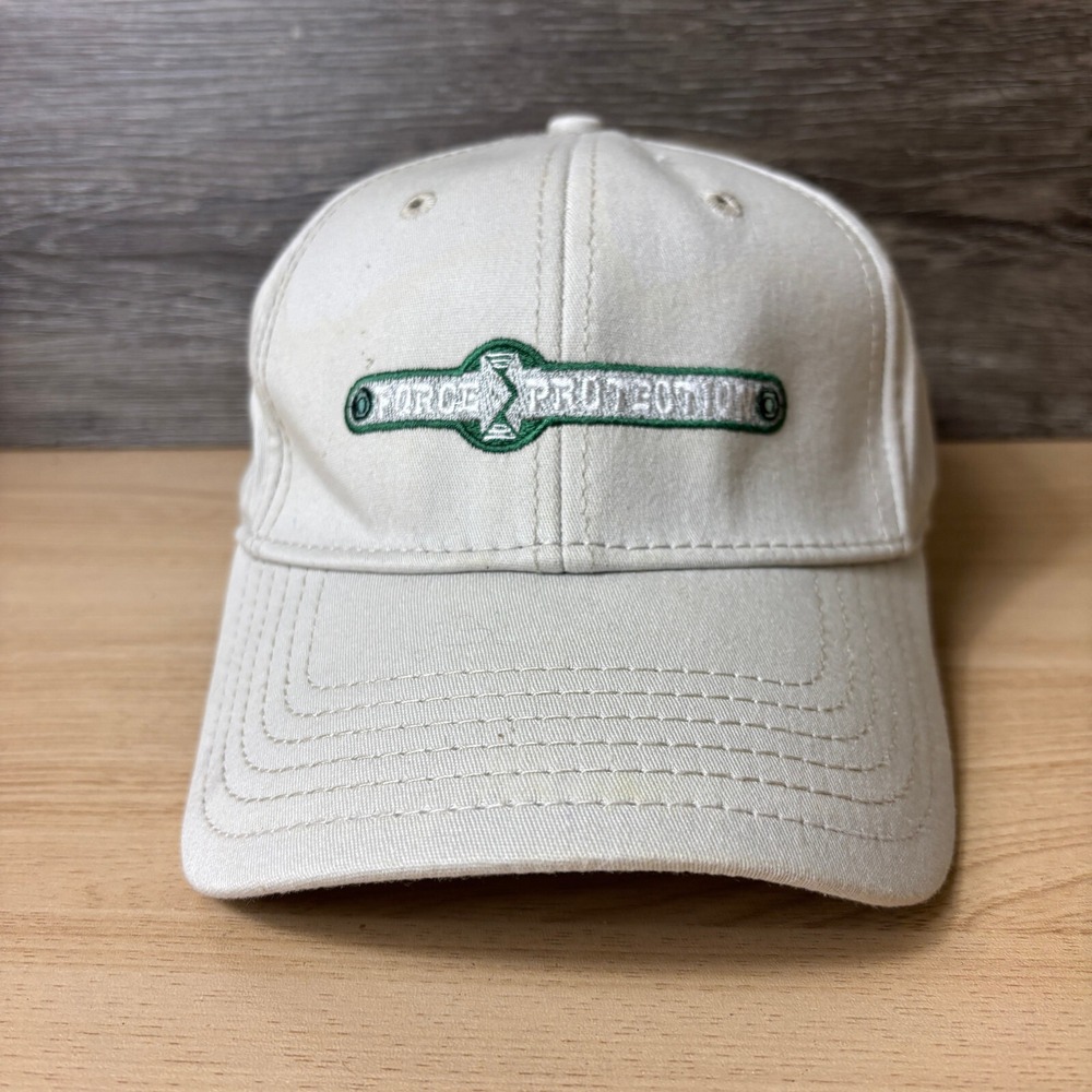 Force Protection Hat Cap Fitted S/M Beige Green New Era
